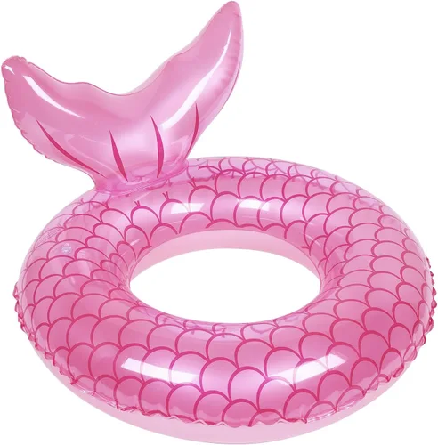 Miniatura 9 de Anillo de natación inflable, lindo dinosaurio sirena, unicornio, ratón, flotadores de piscina, balsa de tubo, bañera de agua, juguetes de fiesta
