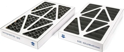 WEN Filtros de aire de carbón activado, filtro interior de 5 micras para sistemas de filtración de aire de 400 CFM, paquete de dos (AF9165C)