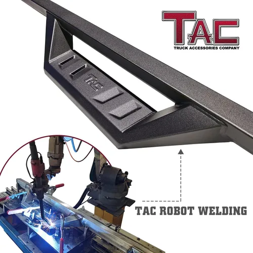 Miniatura 5 de TAC Sidewinder - Estribos para Toyota Tacoma 2005-2023 doble cabina de 4 pulgadas, escalón lateral de caída, barra Nerf, balancín, deslizador