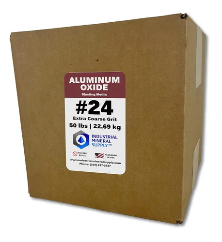 Miniatura 4 de Óxido de aluminio - 50 lbs. o 22.69 kg. - Medios abrasivos de chorro de arena para arenadores, pistolas de chorro de arena y cabinas de chorro