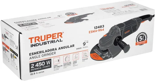 Miniatura 5 de TRUPER ESMA-9N4 Amoladora angular 9, industrial, 2400 w