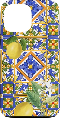 Miniatura 24 de Sicilian,Italian,Summer,Tiles,Citrus,Mosaic,Majolica Art Case for iPhone 17