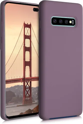 Miniatura 251 de kwmobile Funda compatible con Samsung Galaxy S22 - Funda de silicona TPU con acabado suave - Blue Reef