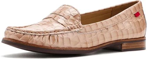 Miniatura 23 de Mocasines Penny de piel auténtica cómodos sin cordones para mujer