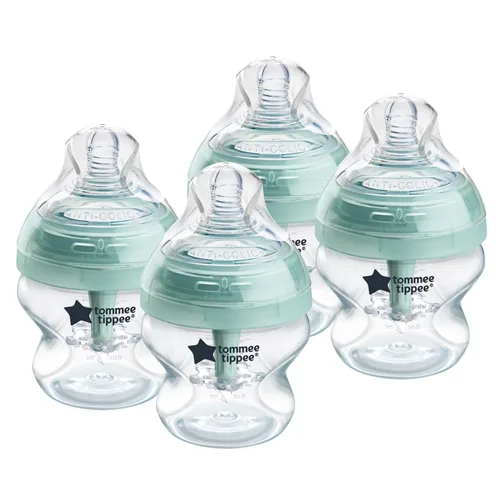 Miniatura 12 de Tommee Tippee Advanced Anti-Colic - Juego de 10 piezas de biberones y chupetes anticólicos, biberones sin BPA de 5 y 9 onzas, para recién nacidos a
