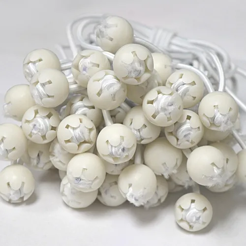 BenefitUSA R3 - Correas elásticas de lona de 9 pulgadas, color blanco, 50 correas para tienda de campaña