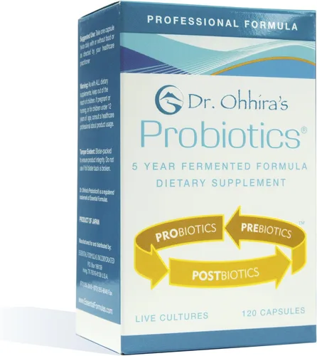 Dr. Ohhira's Probióticos Fórmula Profesional con Prebióticos Fermentados de 5 Años, Probióticos Activos Vivos y El Único Producto con Metabolitos