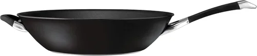 Miniatura 2 de Circulon Symmetry Sartén Wok/Salteado Antiadherente de Anodizado Duro con Mango Auxiliar - 14 Pulgadas, Negro