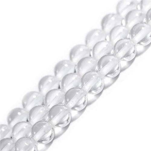 Miniatura 20 de GEM-Inside - Cuentas redondas de ágata de ónix azul claro natural de 0.394 pulgadas (0.394 in) con agujero grande para hacer joyas, suministros