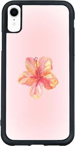 Miniatura 272 de Funda de teléfono de playa de verano a prueba de golpes y protectora con hibisco, bonitas fundas de teléfono para iPhone XR jamaica (Hibiscus Flower)
