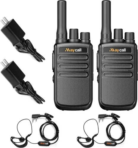Miniatura 13 de Walkie Talkies MC-180 - Paquete de 2 unidades para adultos de largo alcance recargable de 2550 mAh, radios portátiles FRS bidireccionales, radios