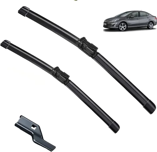 Escobillas de limpiaparabrisas delantero compatibles con Peugeot 408 MK1 2010-2014 parabrisas limpio ventana coche lluvia cepillos 30 pulgadas + 26