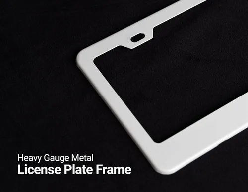 Miniatura 2 de Dryden Virginia laser engraved Metal License Plate Frame Adventures awaits Design