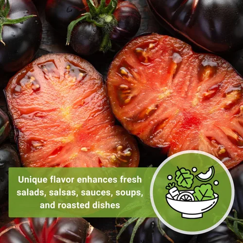 Miniatura 6 de Sow Right Seeds - Semillas de tomate Black Beauty para plantar - Paquete de reliquia sin OMG con instrucciones para plantar un huerto en el hogar al
