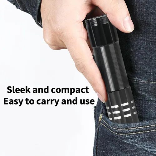 Miniatura 4 de Paquete de 6 linternas LED de aluminio pequeñas mini USB C recargables, linterna pequeña de mano a granel, linterna portátil para acampar brillante