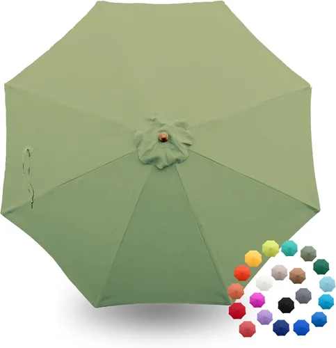 Miniatura 19 de Formosa Covers - Toldo de repuesto para sombrilla de patio de 9 pies - Lona superior de 8 varillas - Tela de paraguas con protección UV 300D