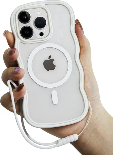 Miniatura 8 de Funda magnética para iPhone 13 Pro Max, funda transparente para iPhone 13 Pro Max, bonita funda para iPhone 13 Pro Max, funda protectora de TPU