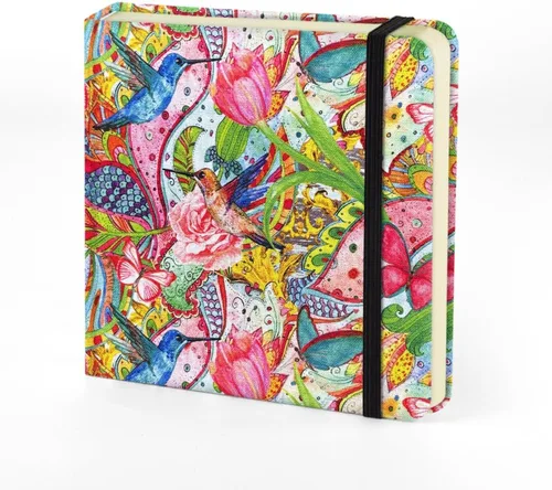 Miniatura 35 de Mifuner Cuadernos Mini de 5x5, 80gsm, Páginas en Blanco, Cuadernos de Bocetos, Diario de Viajes, Cuaderno de Bolsillo, Tapa Dura, Cuaderno