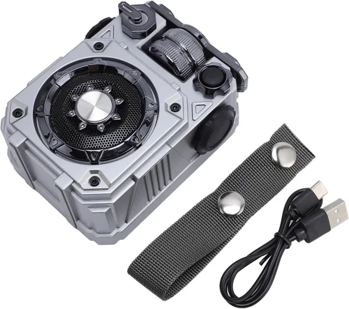 Miniatura 6 de Miniature Speaker, Portable Wireless Subwoofer Speaker IPX5 for Camping Hiking, Powerful Bass and 16 Hours Playtime