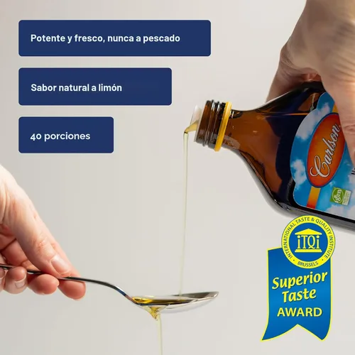 Miniatura 4 de Carlson - El Mejor de Todos los Aceites de Pescado, 1600 mg de Omega-3, Suplemento de Aceite de Pescado Líquido, Aceite de Pescado Noruego, Captura