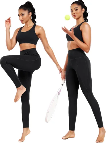 Miniatura 6 de NELEUS Women's High Waist Running Workout Leggings for Yoga with Pockets