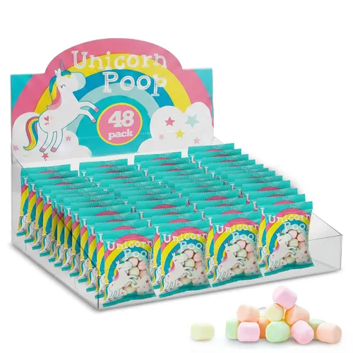 Miniatura 9 de Caramelo de caca de unicornio – Fabricado en los Estados Unidos – 12 suministros de fiesta de unicornio – Recuerdos de fiesta de cumpleaños