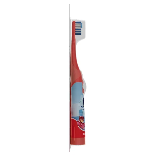 Miniatura 3 de Colgate, Máscaras de pijama para niños, cerdas extrasuaves, el color puede variar, 1 cepillo de dientes alimentado por batería, 1 unidad