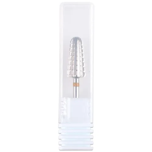 Miniatura 5 de PANA - Broca volcanita de carburo para uñas, de dos vías para zurdos y diestros – Rápida extracción del acrílico o gel duro – vástago de 3/32