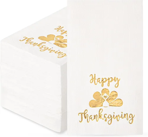 Miniatura 14 de WDF Paquete de 100 Servilletas Navideñas Verdes Desechables - Servilletas de Papel de Árbol de Navidad de 3 Capas, Servilletas Navideñas Verdes