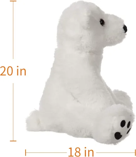 Miniatura 2 de Apricot Lamb Juguetes de peluche Oso Polar Blanco de Peluche Suave y Acogedor Perfecto para Niño (Enorme, 20 Pulgadas)