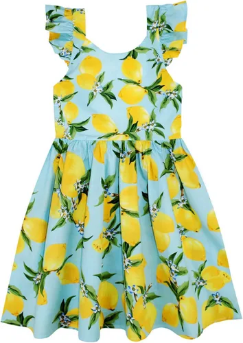 Miniatura 237 de Vestido de verano para niña, de algodón, con diseño floral