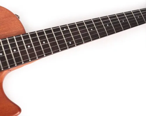 Miniatura 6 de Fojill Guitarra Acústica Eléctrica Híbrida de Cuerdas de Acero con Efectos Incorporados Reverb Delay Práctica Portátil de Viaje Silenciosa Cuerpo