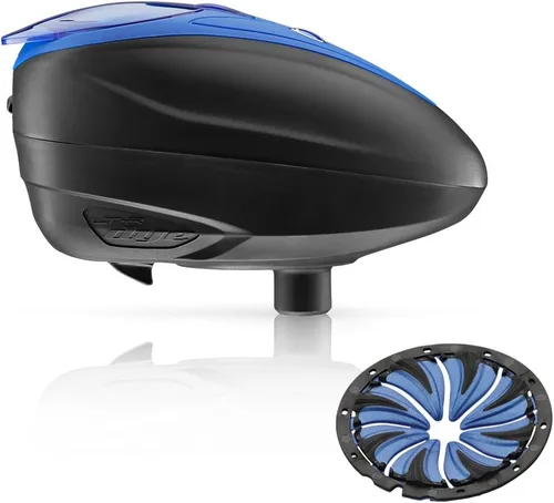 Dye LT-R - Cargador electrónico para paintball Azul con alimentación rápida azul