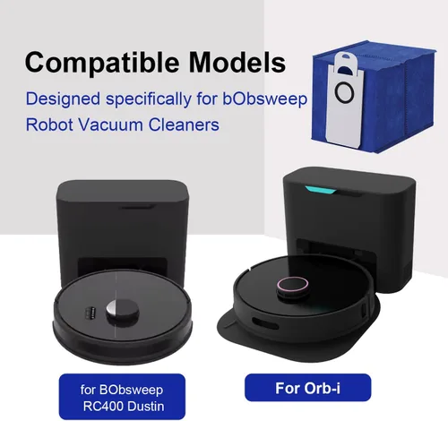 Miniatura 2 de BObsweep UltraVision y UltraVision - Bolsas de polvo para aspiradora robot autovaciado para mascotas BObsweep UltraVision y UltraVision – Piezas
