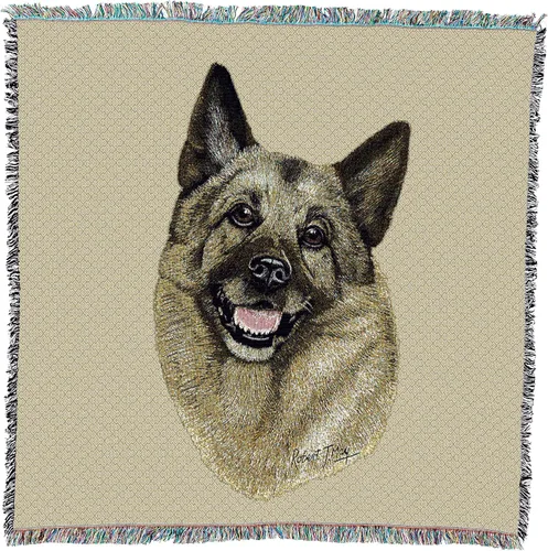 Miniatura 20 de Pure Country Weavers Robert May - Manta cuadrada para regazo de sabuesos afganos, regalo para los amantes de los perros, manta de tapiz tejida