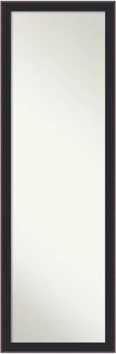 Miniatura 14 de Amanti Art Espejo negro de longitud completa para puerta, 53 x 19 pulgadas, espejo de pared alto negro abadía de longitud completa, montado