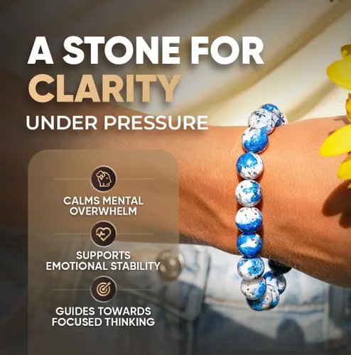 Miniatura 8 de Conscious Items Pulseras espirituales para mujeres y hombres, pulsera de cristal curativo con piedras naturales para meditación, alineación