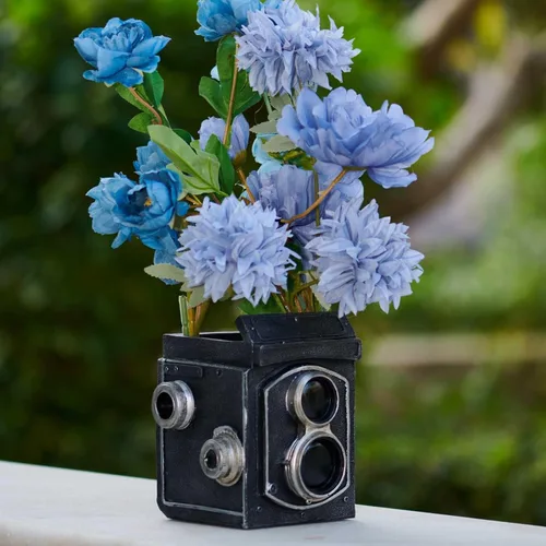 Miniatura 7 de Maceta Decorativa con Forma de Cámara Regalo de Planta - Decoración de Escritorio Maceta para Suculentas para Plantas de Interior Decoración
