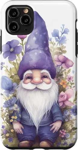 Miniatura 13 de Funda para iPhone 12/12 Pro Cute Purple Aesthetic Anemones Flower Pattern Lavender Gnomo