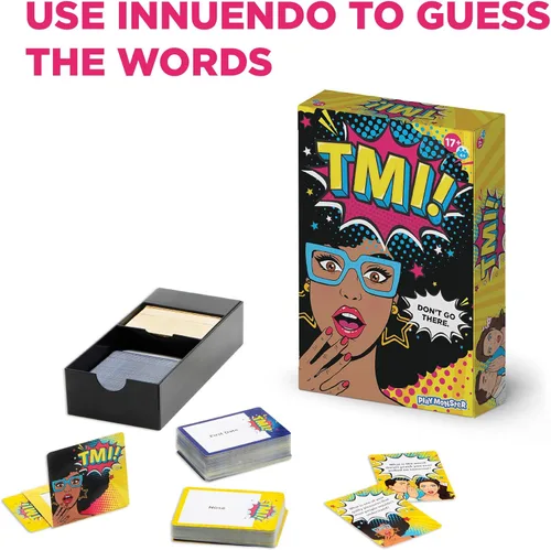 Miniatura 3 de TMI - Divertido juego de cartas de fiesta con humor sugerente - No vayas allí, demasiada información - para mayores de 17 años - con 4 o más