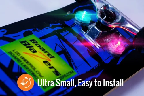 Miniatura 5 de Board Blazers Luces LED para Skateboard con Efecto Underglow - Regalo Ideal para Skateboard - Luz LED Perfecta para Longboard o Luz para Scooter