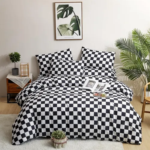 Miniatura 75 de CLOTHKNOW - Juego de edredón verde militar tamaño completo de 3 piezas, juego de ropa de cama verde oscuro, edredón suave con 2 fundas de almohada