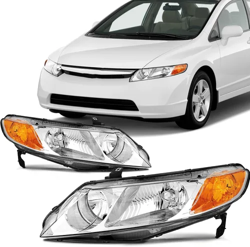 Miniatura 37 de Ensamble de faros SCITOO Compatible con 2010-2014 para Subaru Legacy 2010-2014 para Subaru Outback Faros con lente transparente y carcasa cromada