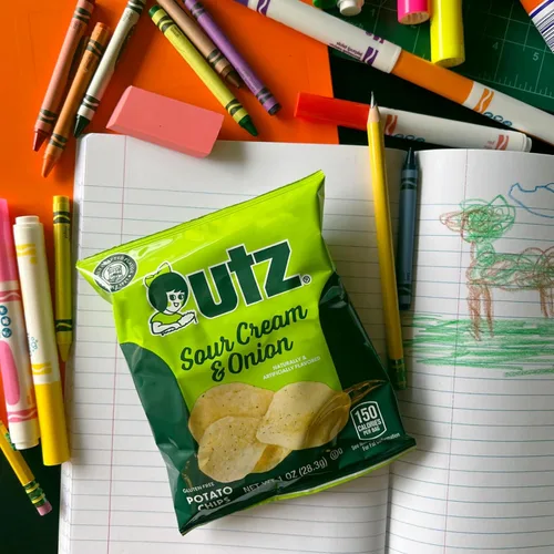 Miniatura 6 de Utz Paquete variado de 60 bocadillos individuales de papas fritas, rizos de queso, palomitas de maíz y pretzel para llevar