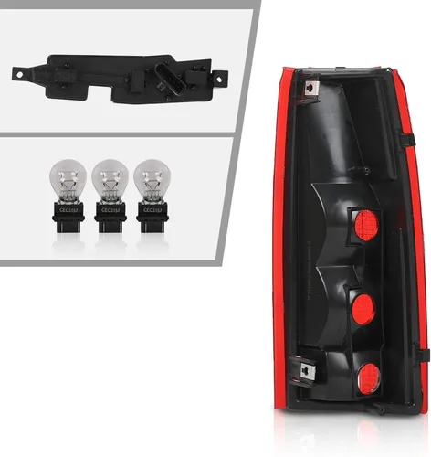 Miniatura 8 de G-PLUS Juego de luces traseras con bombilla, compatible con Chevy GMC C/K 1500 2500 3500, se ajusta a Chevy Silverado 1988-1999, se ajusta a Chevy