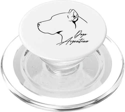Miniatura 7 de Funny proud Dogo Argentino profile dog mom dog PopSockets Standard PopGrip