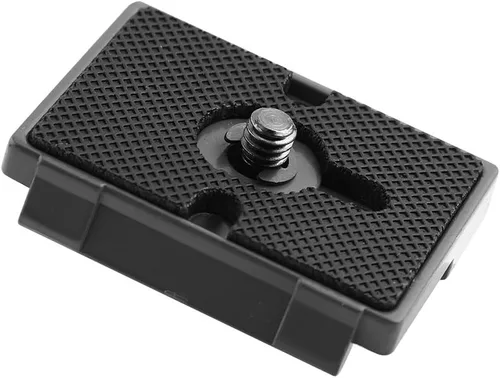 Miniatura 4 de Tbest Manfrotto - Placa de liberación rápida, soporte para cámara, orificio para tornillo de 1/4, compatible con cámara, trípode