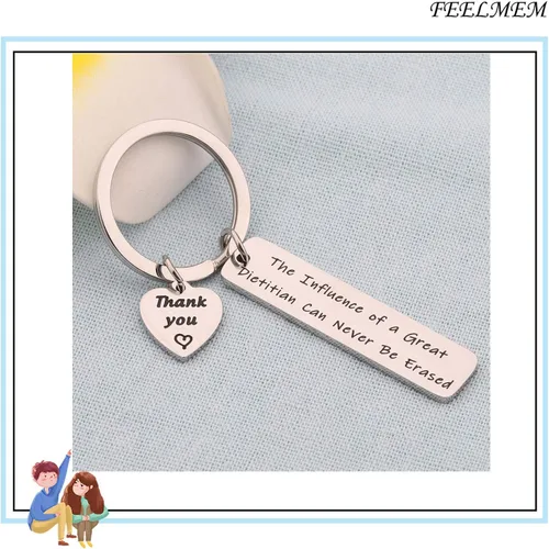 Miniatura 3 de FEELMEM Dietitian Gift Nutrionist Gift Dietitian Apreciación Llavero