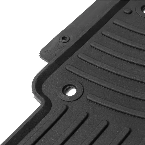 Miniatura 7 de Alfombrillas de piso de ajuste personalizado compatibles con Nissan Rogue 2014-2020, goma de látex para todas las estaciones, interiores Negro