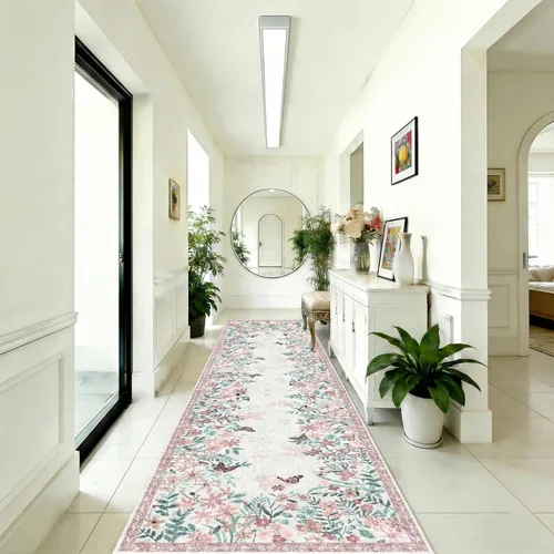 Miniatura 28 de Alfombra de pasillo de cocina de 2 x 6 pies para pasillo, alfombra de pasillo lavable con parte trasera antideslizante, alfombra suave de pelo bajo